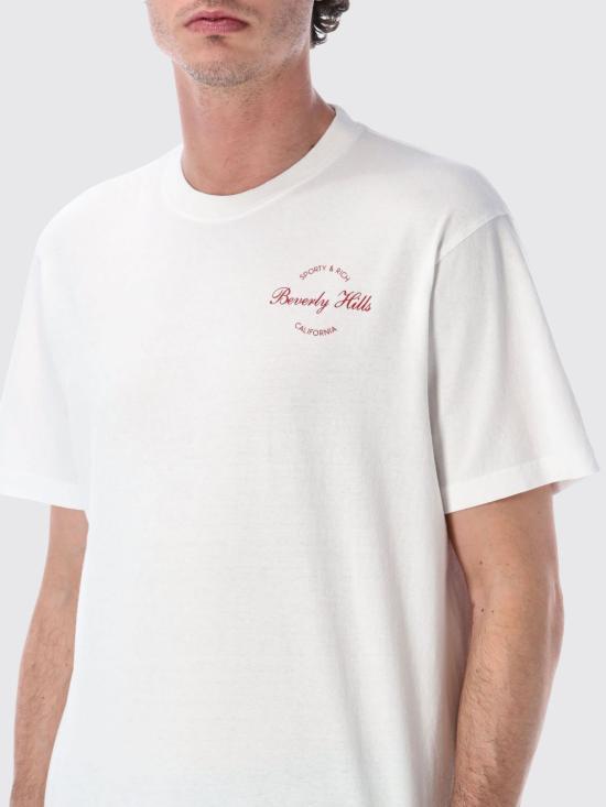 26SS 스포티앤리치 반팔 티셔츠 TO04364257WH01 White - SPORTY & RICH