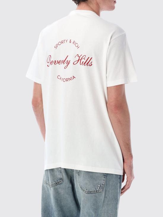 26SS 스포티앤리치 반팔 티셔츠 TO04364257WH01 White - SPORTY & RICH