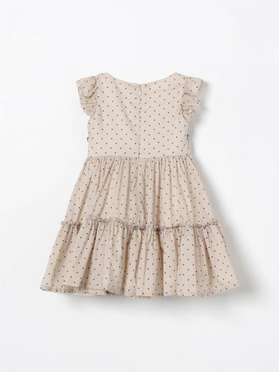 26SS [키즈] 모나리자 원피스 11G9107106 0350 Beige - MONNALISA