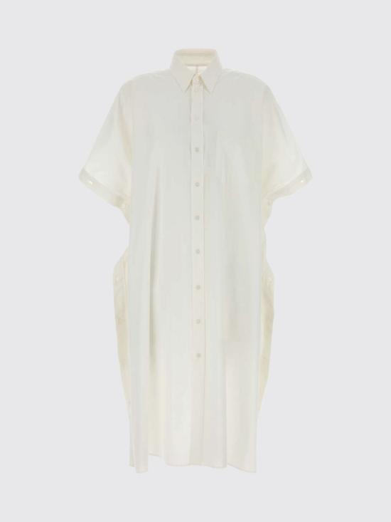 26SS MM6 메종마르지엘라 롱 원피스 S52DD0085M35480 101 White - MM6 MAISON MARGIELA