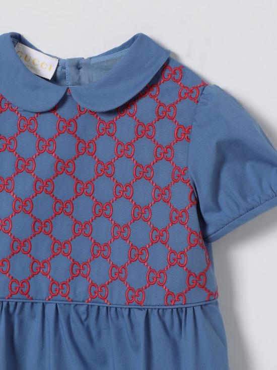 26SS [키즈] 구찌 점프수트 856521ZB365 4131 Blue - GUCCI