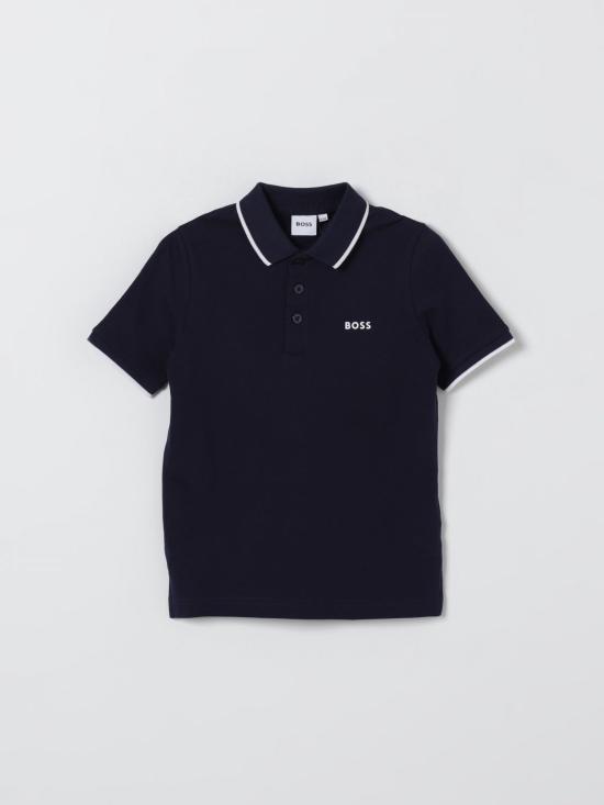 26SS [키즈] 보스 폴로 셔츠 J25P26 849 Blue