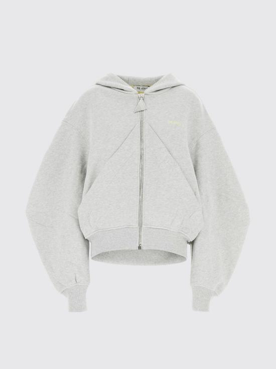 26SS 디 아티코 후드 티셔츠 260WCF00015JJF007AA 841 Grey - THE ATTICO