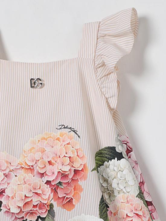 26SS [키즈] 돌체앤가바나 원피스 L24DN6FI5NR HA5XG White - DOLCE & GABBANA