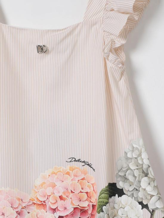 26SS [키즈] 돌체앤가바나 원피스 L54DN6FI5NR HA5XG White - DOLCE & GABBANA