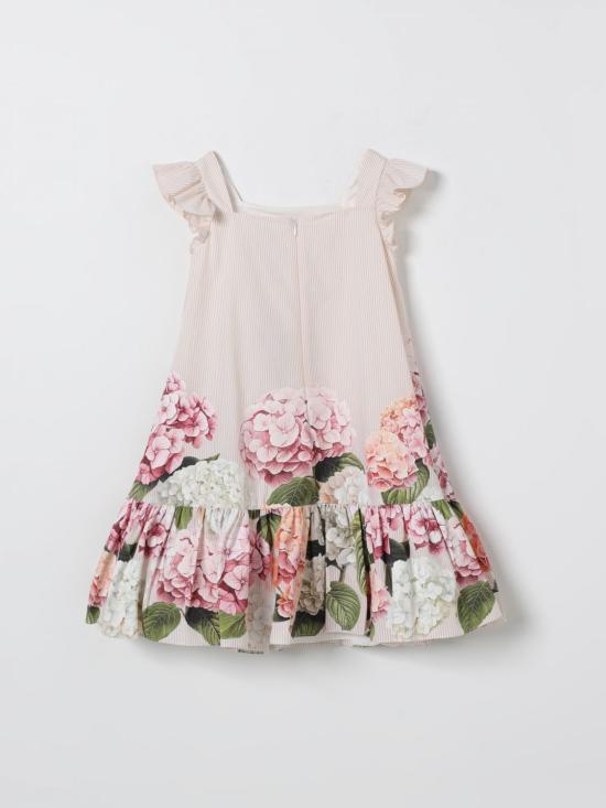 26SS [키즈] 돌체앤가바나 원피스 L54DN6FI5NR HA5XG White - DOLCE & GABBANA