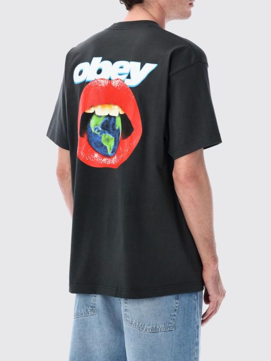 26SS 오베이 반팔 티셔츠 168024359 VB Black - OBEY