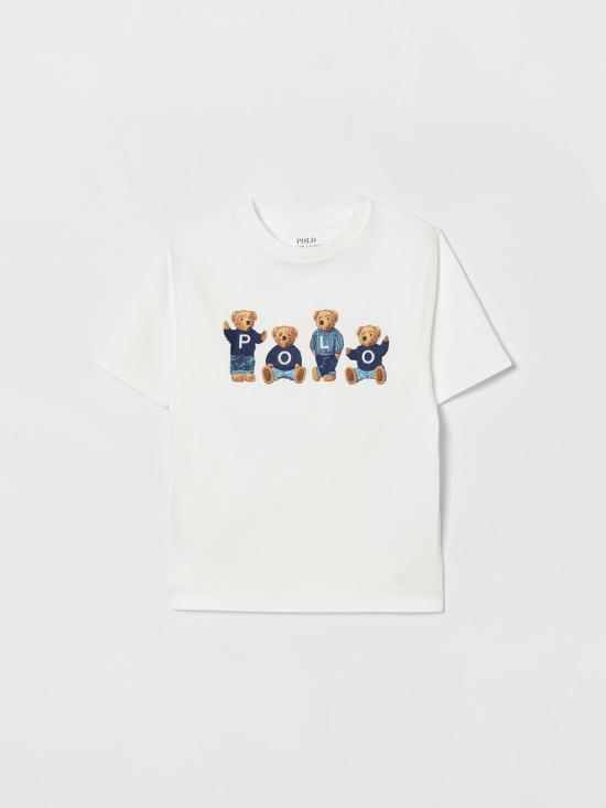 26SS [키즈] 폴로 랄프로렌 티셔츠 313A11851 001 White