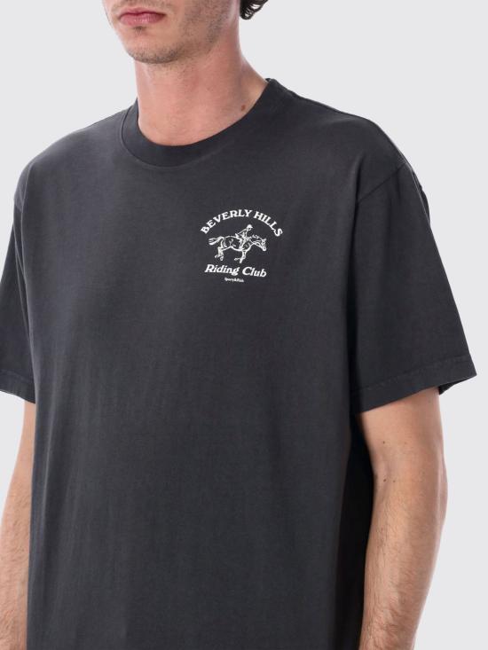 26SS 스포티앤리치 반팔 티셔츠 TO04364255BA02 FADED BLAC Black - SPORTY & RICH