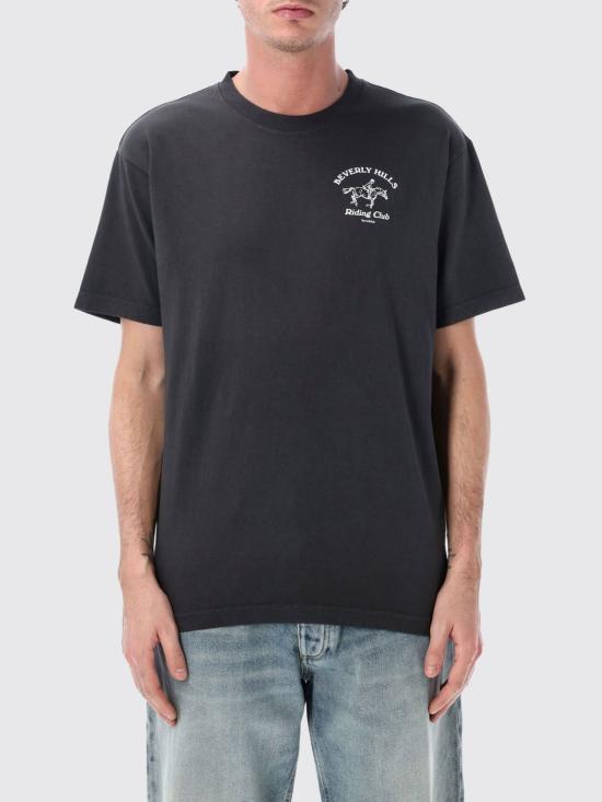 26SS 스포티앤리치 반팔 티셔츠 TO04364255BA02 FADED BLAC Black