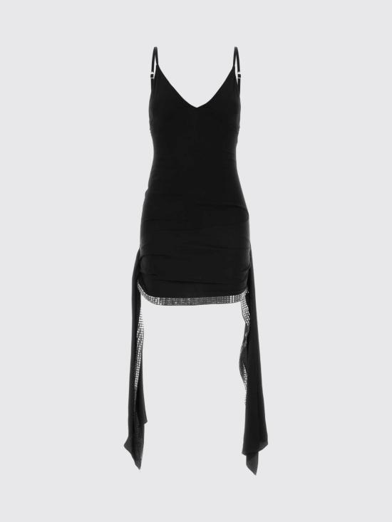 26SS 디 아티코 숏 원피스 260WCA00472AAS001HF 100 Black - THE ATTICO