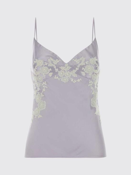 26SS 에르마노 설비노 민소매 티셔츠 D482L319APXZV 43907 Lilac - ERMANNO SCERVINO