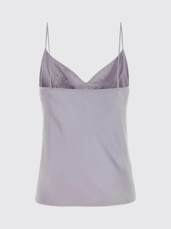 26SS 에르마노 설비노 민소매 티셔츠 D482L319APXZV 43907 Lilac - ERMANNO SCERVINO