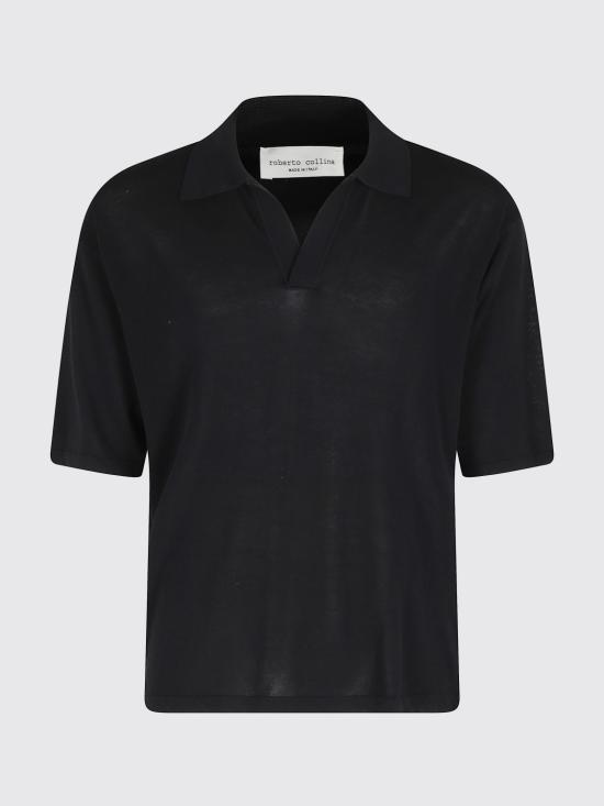 26SS 로베르토 콜리나 폴로 티셔츠 261MYA11024 NERO Black - ROBERTO COLLINA