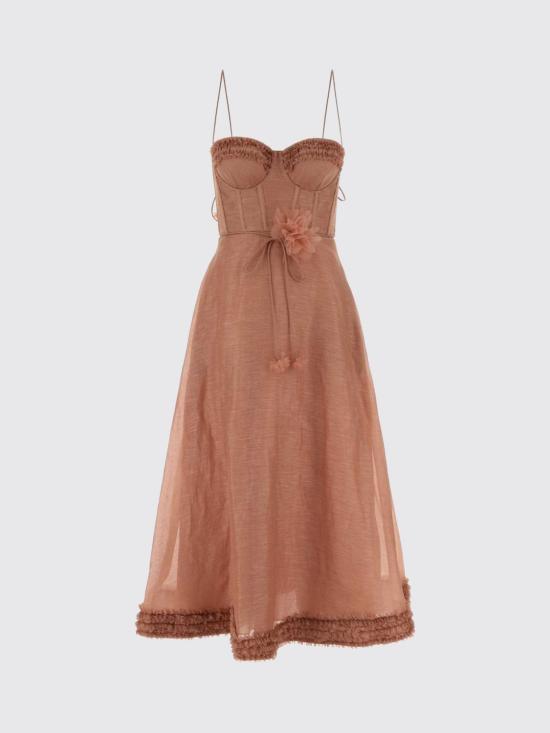 26SS 짐머만 롱 원피스 7568DS261 PEO Fuchsia - ZIMMERMANN