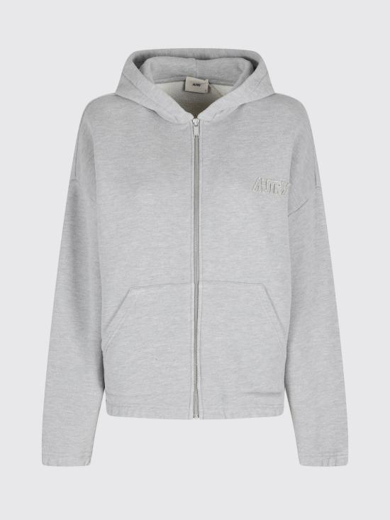 26SS 오트리 후드 티셔츠 HIPX032L Grey - AUTRY