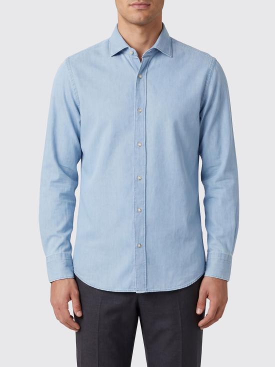 26SS 틴토리아 매테이 954 긴팔 셔츠 RLANYV UZ8 Gnawed Blue