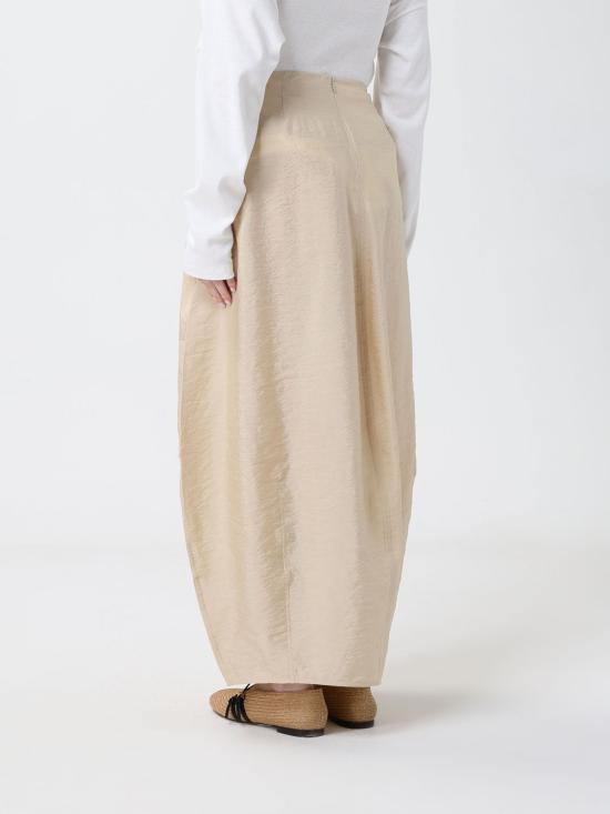 26SS 토템 롱 스커트 252WRB0275FB0368 009 Beige - TOTEME