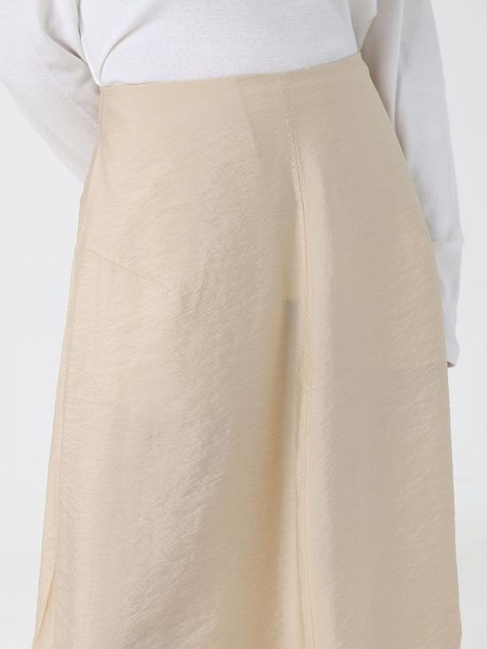 26SS 토템 롱 스커트 252WRB0275FB0368 009 Beige - TOTEME