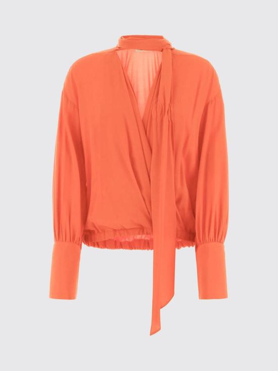 26SS 블루마린 블라우스 P622C446A N0216 Orange - BLUMARINE