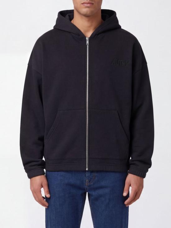 26SS 오트리 후드 티셔츠 HIPX032L Black