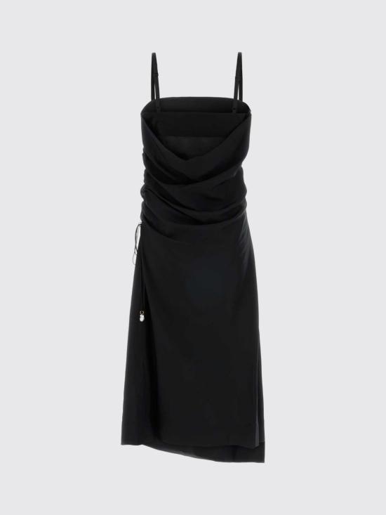 26SS 까르벵 롱 원피스 6261K21075 N999 Black - CARVEN