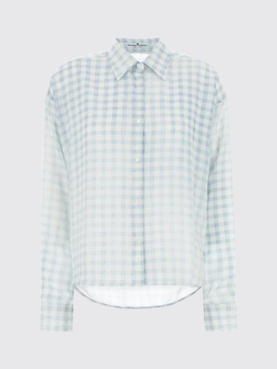 26SS 에르마노 설비노 셔츠 D482K348WCF S4816 Gnawed Blue - ERMANNO SCERVINO