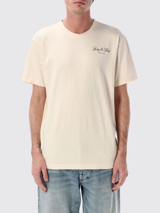 26SS 스포티앤리치 반팔 티셔츠 TO04365232WH37 ECRU Beige