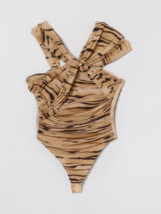 26SS 엘리자베타프랜치 민소매 티셔츠 BO03362E2 470 Camel - ELISABETTA FRANCHI