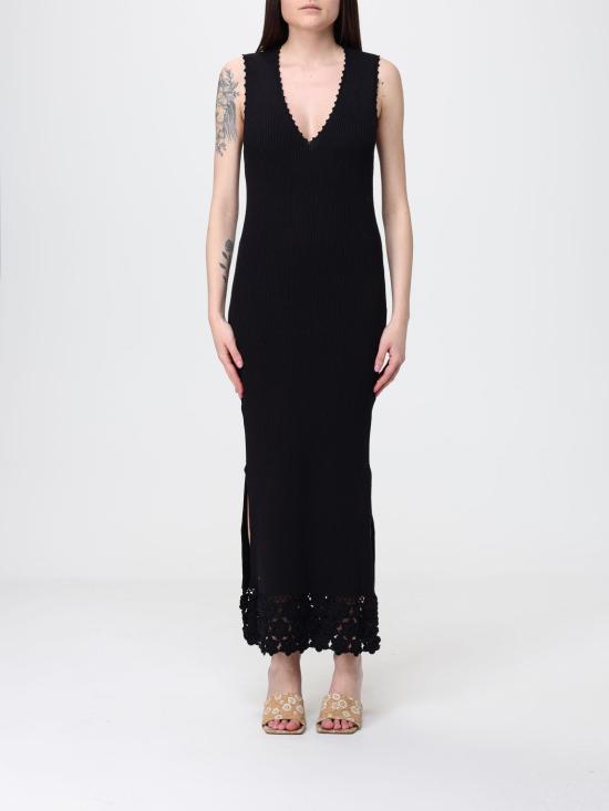 26SS 가니 롱 원피스 A1030474 099 Black