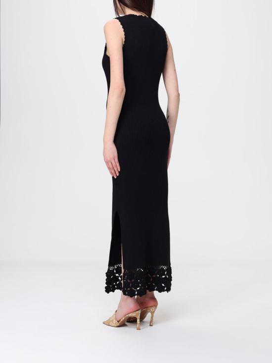 26SS 가니 롱 원피스 A1030474 099 Black - GANNI