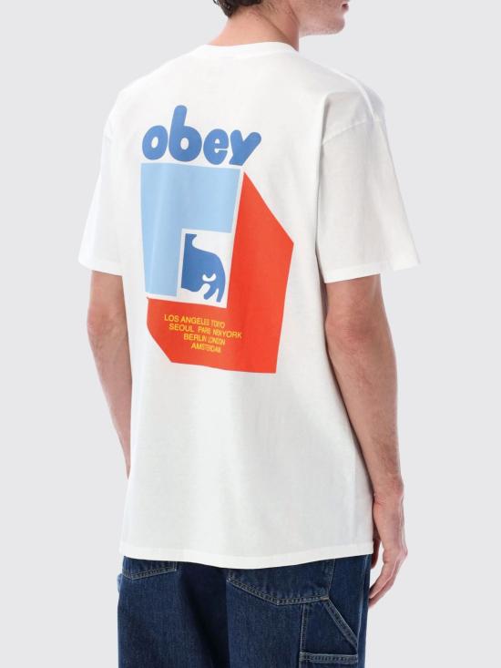 26SS 오베이 반팔 티셔츠 165264346 White - OBEY