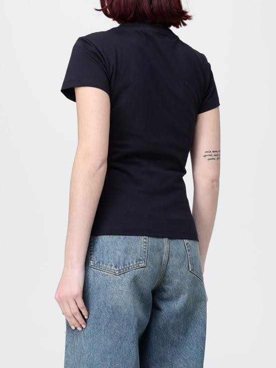 26SS 가니 반팔 티셔츠 A1050179 252 Black - GANNI
