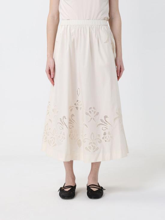 26SS 포르테포르테 롱 스커트 14602MYSKIRT 0038 Yellow Cream