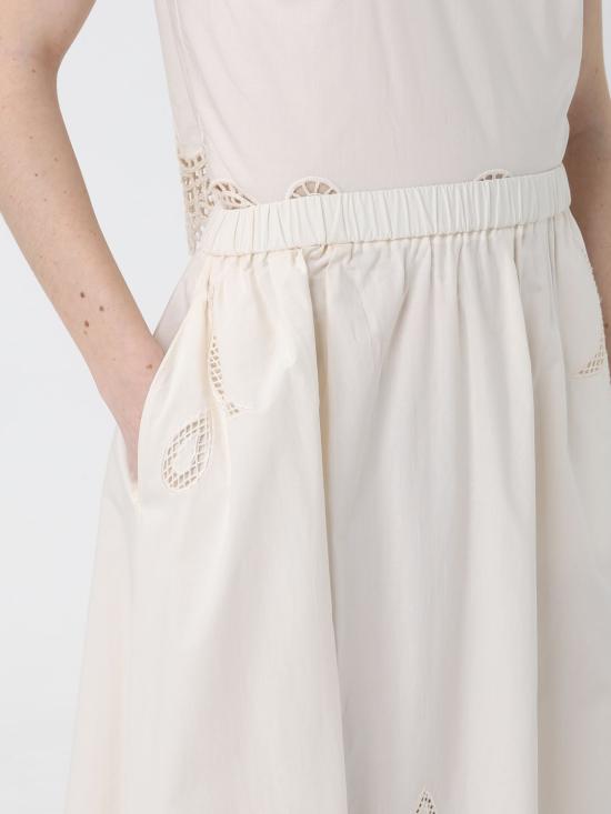 26SS 포르테포르테 롱 스커트 14602MYSKIRT 0038 Yellow Cream - FORTE FORTE