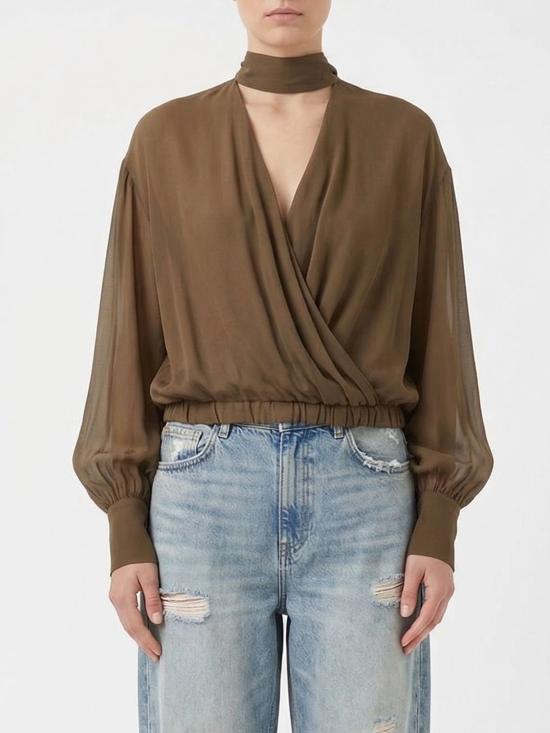 26SS 블루마린 블라우스 P622C446A N0517 Brown