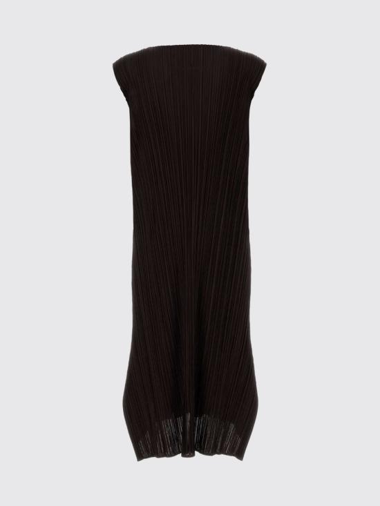 26SS 플리츠플리즈 미디 원피스 PP58JH116 47 Brown - PLEATS PLEASE