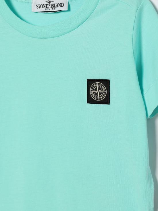 26SS [키즈] 스톤 아일랜드 티셔츠 2100002S0047 V0044 Water - STONE ISLAND