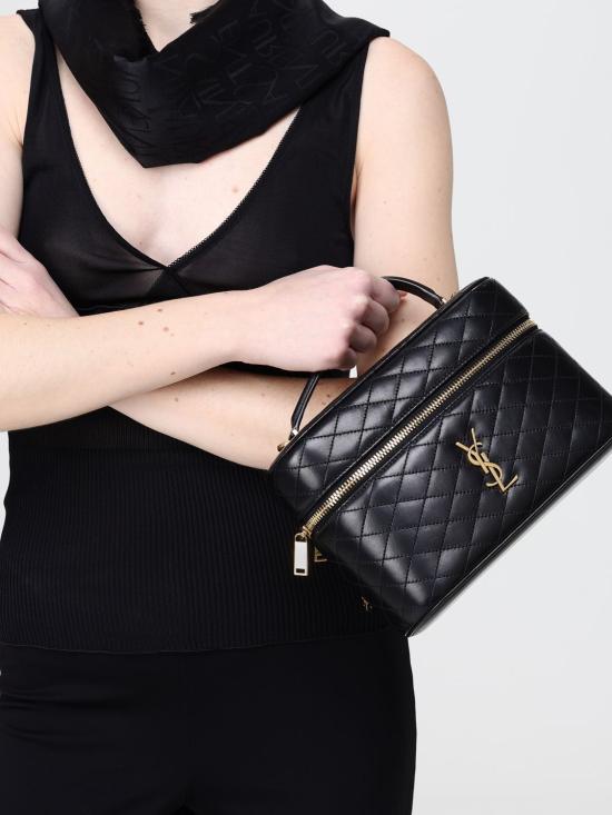 26SS 생로랑 숄더백 8515721EL07 1000 Black - SAINT LAURENT