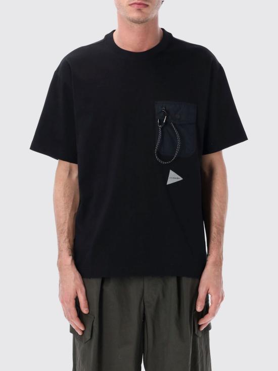 26SS 앤드원더 반팔 티셔츠 5746984075 010 Black