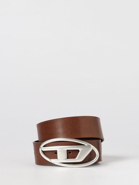 26SS 디젤 B-1DR 레더 벨트 D 버클 X08516PR666 T2348 Brown