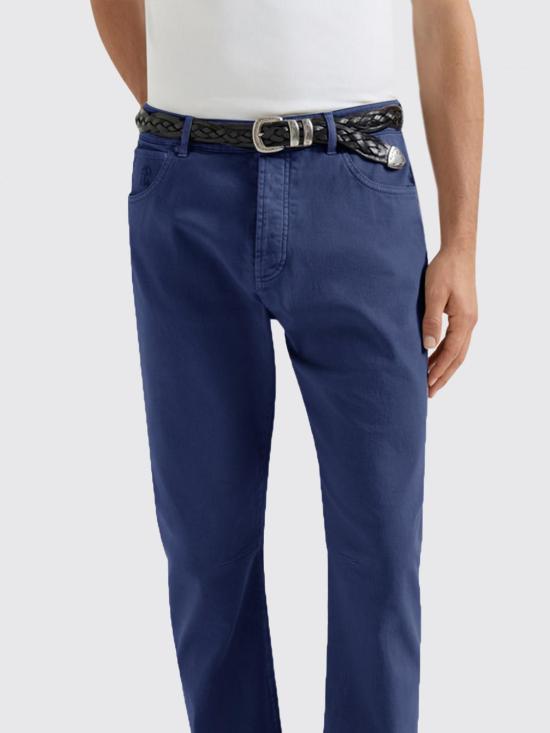 26SS 브루넬로 쿠치넬리 수트 팬츠 M277PX1290 C7504 Blue - BRUNELLO CUCINELLI