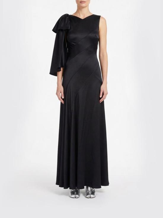 26SS 마르지엘라 바이어스 컷 이브닝 가운 S51DG0004S49465 900 Black