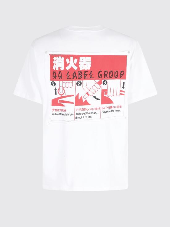 26SS 44레이블 반팔 티셔츠 B0030556FA706 P763 Strawberry - 44 LABEL