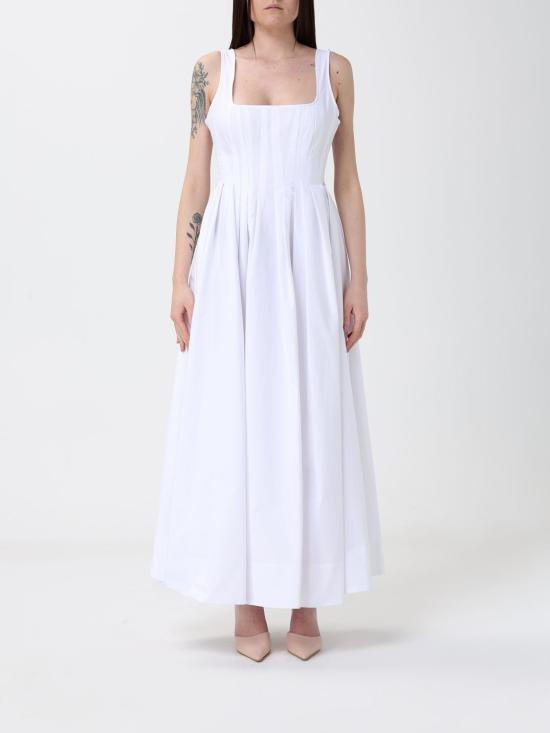 26SS 스포트막스 롱 원피스 2612221092600 001 White