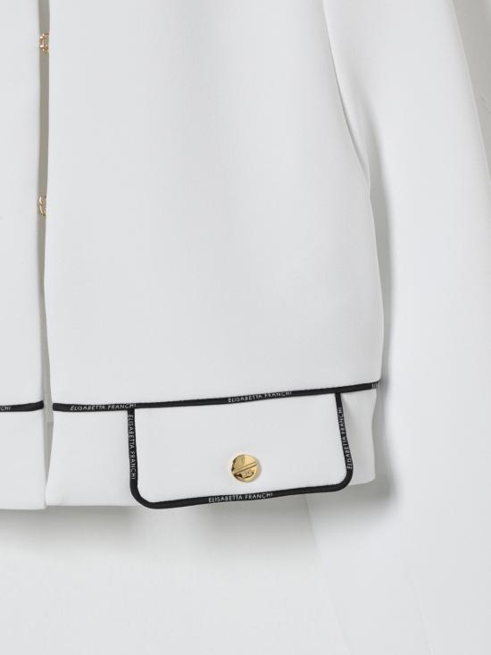26SS [키즈] 엘리자베타프랜치 캐주얼 자켓 EFGC0730GA022 0100 Ivory - ELISABETTA FRANCHI