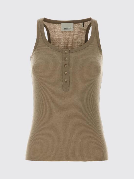 26SS 이자벨마랑 민소매 티셔츠 TS0318FAD2K02I 50LB Bronze - ISABEL MARANT