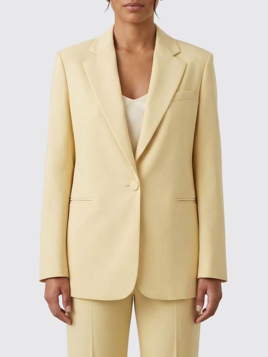 26SS 안다마네 수트 자켓 T193011BTNP229 117 Yellow