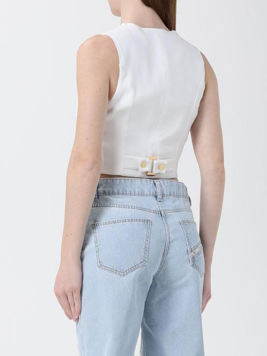 26SS 엘리자베타프랜치 베스트 GL00862E2 360 Ivory - ELISABETTA FRANCHI