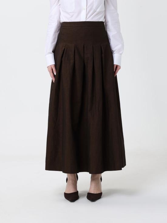 26SS 피티토리노 롱 스커트 GORAZ00STDZI33 0850 Brown